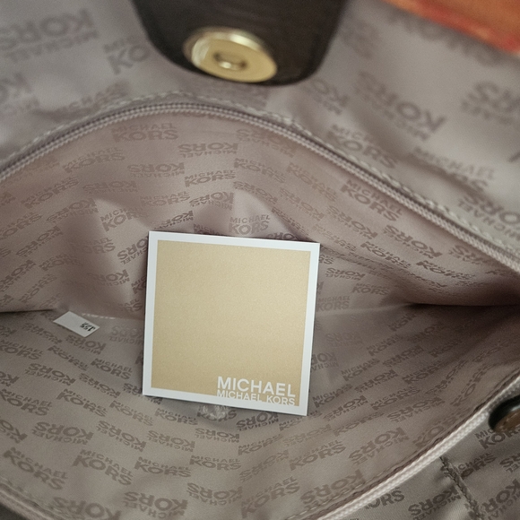 Michael Kors Orange Tie-Dye Tote Bag - Picture 8 of 9